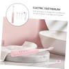 BCOATH Electric Kids Toothbrush Soft-Bristle Automatic USB Charging Waterproof Plastic Tooth Cleaning Brush for Children Pink with 5 Modes for Deep Cleaning view 4