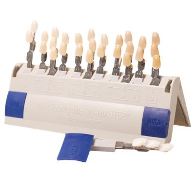 29 Colors Teeth Whitening Shade Guide 3D Dental Comparing Resin Model Toothguide Colorimetric Plate
