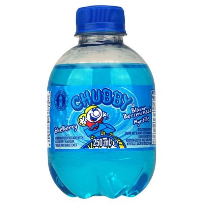 Chubby Blueberry Flavoured Soft Drink 250ml (Pack of 24)