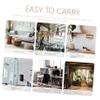 Alipis 3pcs Bamboo Toothbrush Case Lightweight Reusable Toothbrush Box Practical for Bathroom Storage view 2