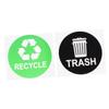 Alipis 8pcs Trash Sticker Adhesive Trash Can Label and Recycle Signs for Bin Labels Self Adhesive Numbers for Dustbins view 4