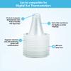 EssaUnica 500X Ear Thermometer Probe Covers Lens Filters Refill Caps for All Braun Models, BPA Free and Disposable for Braun view 2