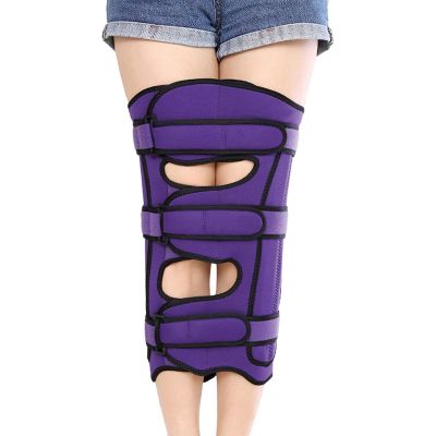 UZIAH O/X Type Leg Corrector, Adjustable O/X Form Knock Knee Bowlegs Leg Correction Brace Bands for Adults,Purple,S