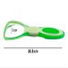 2 x Tongue Cleaners Plastic Tongue Scraper Plastic Tongue Cleaner Bad Breath Remover Oral Care Dental Care (Green & Orange (Large)) view 3