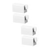 2pcs Toothpaste Squeezer Toothpaste Tube Roller Cream Tube Squeezer Toothpaste for Kids Toothpaste Rolling Squeezer Rolling Tube Pusher Silicone pad to Rotate Wall Hanging White view 1