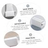 2pcs Toothpaste Squeezer Toothpaste Tube Roller Cream Tube Squeezer Toothpaste for Kids Toothpaste Rolling Squeezer Rolling Tube Pusher Silicone pad to Rotate Wall Hanging White view 2