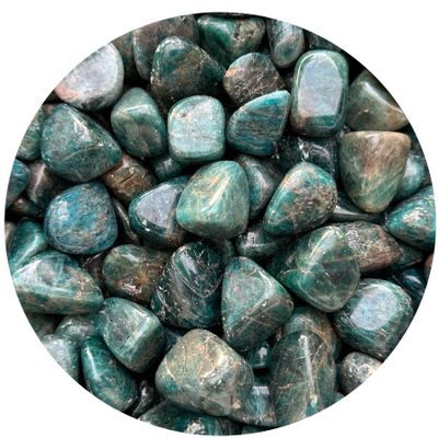 GAF TREASURES Wholesale Apatite Tumbled Stones, Polished Apatite Gemstone, Apatite Polished Rocks (Apatite, 0.25 Pound)