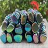 GAF TREASURES Wholesale Rainbow Magnetic Hematite Tumbled Stones, Polished Natural Rainbow Magnetic Hematite Gemstone, Rainbow Magnetic Hematite Polished Rocks (Rainbow Magnetic Hematite, 0.25 Pound) view 2