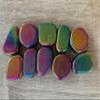 GAF TREASURES Wholesale Rainbow Magnetic Hematite Tumbled Stones, Polished Natural Rainbow Magnetic Hematite Gemstone, Rainbow Magnetic Hematite Polished Rocks (Rainbow Magnetic Hematite, 0.25 Pound) view 4