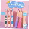 minkissy 4pcs Boy Girl Soft Bristle Toothbrushes for Years Cute Cartoon Design Ergonomic Grip Gentle for Boy Girl Gums for Oral Care and Daily Use view 2
