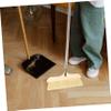 SEWOART Wooden Broom Soft Bristles for Hardwood Floor Cleaning for Bedroom Kitchen Bathroom Use view 2