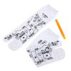 SEWOART Reflexology Socks with Massage Stick Reflexology Tools for Foot Acupressure Therapy Relaxation and Pain Relief Unisex view 1