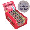 Protein Bites 8g Chia Protein 12 Pack 50g Bars Palm Oil Free Made in the UK (White Chocolate and Raspberry) view 2