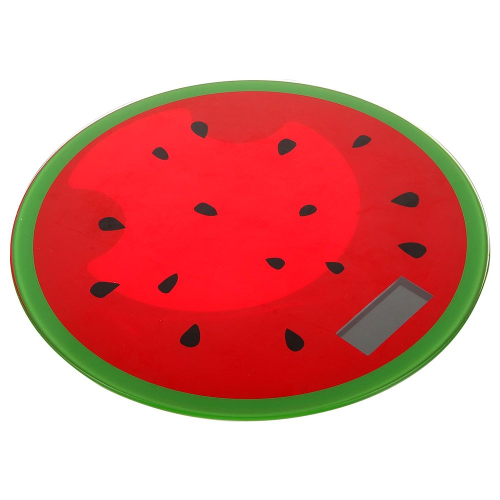 Anneome Watermelon Electronic Scale Cartoon Mini Scale for Travel and Household Use Precision Measurement