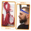 HAKIDZEL 2 Pcs Body Sculpting Tools Curved Silicone Headband Neckline Shaving Template Essential Oil Car Freshener Men Headband Red Headband Kid Tools Silica Gel Hair Shaper Man view 2