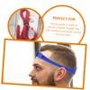 HAKIDZEL 2 Pcs Body Sculpting Tools Curved Silicone Headband Neckline Shaving Template Essential Oil Car Freshener Men Headband Red Headband Kid Tools Silica Gel Hair Shaper Man view 3