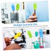 Anneome 12pcs Silicone Toothbrush Head Covers Travel Toothbrush Caps for Protecting Brush Heads view 2