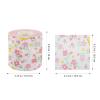 2 Rolls of Floral Printed Toilet Paper - Decorative Flower Pattern Tissues for Home, Office, Travel - Soft and Skin-Friendly view 2