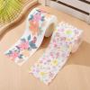 2 Rolls of Floral Printed Toilet Paper - Decorative Flower Pattern Tissues for Home, Office, Travel - Soft and Skin-Friendly view 4