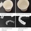 Wttfc 1 Pairs False Teeth, Snap on Veneers Teeth, Veneers Snap in Teeth, Instant Snap on Perfect Smile Confidence in Minutes at Home (Upper + Lower Teeth, with Box view 3