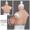 CRODRES S Cup Silicone Breastplate Realistic Breast Forms Crossdressing Big Boobs for Cosplay Transgender Drag Queen Cosplay,Brown view 2