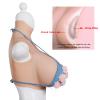 CRODRES S Cup Silicone Breastplate Realistic Breast Forms Crossdressing Big Boobs for Cosplay Transgender Drag Queen Cosplay,Brown view 3
