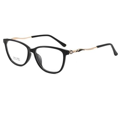 NOVESIXTDAT Stylish Reading Glasses, Ultra Light Blue Light Blocking Computer Readers, Anti Glare Eyewear with Spring Hange (Color : Black, Size : +350)
