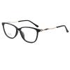 NOVESIXTDAT Stylish Reading Glasses, Ultra Light Blue Light Blocking Computer Readers, Anti Glare Eyewear with Spring Hange (Color : Black, Size : +350) view 1