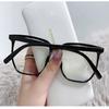 NOVESIXTDAT Oversized Reading Glasses for Men Women, Sturdy TR Blue Light Blocking Computer Readers, Large Anti Glare Eyeglasses (Color : Black, Size : +100) view 2