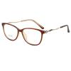 NOVESIXTDAT Stylish Reading Glasses, Ultra Light Blue Light Blocking Computer Readers, Anti Glare Eyewear with Spring Hange (Color : Tea, Size : +350) view 1
