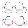 Aisi Women Magnifying Glasses Makeup Reading Glasses Cosmetic Readers Flip Up Lens Magnifying Eyeglasses view 3