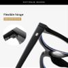 NOVESIXTDAT Blue Light Blocking Reading Glasses for Men Women, HD Anti Glare Computer Reader, Anti Eye Strain Gaming/TV Glasses (Color : Clear, Size : +200) view 4