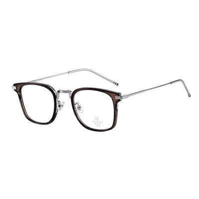 LTSRLL Classic Reading Glasses, Stylish Full Frame Computer Readers, Anti Blue Light/Eye Strain Unbreakable Eyeglasses (Color : Tea, Size : +200)