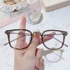 LTSRLL Classic Reading Glasses, Stylish Full Frame Computer Readers, Anti Blue Light/Eye Strain Unbreakable Eyeglasses (Color : Tea, Size : +200) view 3