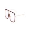 LTSRLL Oversized Aviator Reading Glasses, Large Square Anti Glare Computer Goggle, Blue Light Blocking Readers Eyeglasses (Color : Leopard, Size : +200) view 3