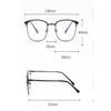 LTSRLL Classic Metal Reading Glasses Blue Light Blocking Glasses, Anti Eyestrain Computer Readers, Gaming/TV Glasses Women (Color : Black, Size : +100) view 3