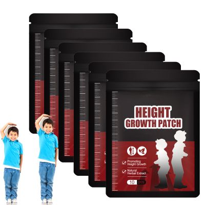 Herbal Height Increasing Foot Patch, Promote The Growth of Skeletal Muscles, Improve Sleep, Promote Body Development, for Teens & Kids (60 Pcs)