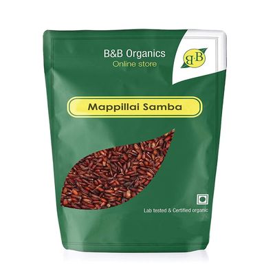 QURA Mappillai Samba Hand Pounded Red Rice 1kg