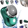 Camic Glidex Portable Mini Electric Shaver, 2023 New Mini Shaver Portable Electric Shaver, Pocket Portable Electric Shave, Pocket Size Waterproof Razor Washable Portable (1 PC Green) view 1