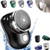 Camic Glidex Portable Mini Electric Shaver, 2023 New Mini Shaver Portable Electric Shaver, Pocket Portable Electric Shave, Pocket Size Waterproof Razor Washable Portable (1 PC Black) view 1