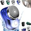 Camic Glidex Portable Mini Electric Shaver, 2023 New Mini Shaver Portable Electric Shaver, Pocket Portable Electric Shave, Pocket Size Waterproof Razor Washable Portable (1 PC Blue) view 1