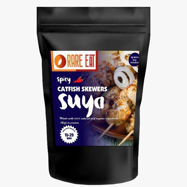 Spicy Catfish Skewers Suya| Catfish Barbecue with Suya Spice 550g X 3