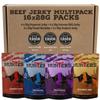 Hunters Beef Snack 16 Pack Variety Beef Jerky, 448g Mixed Flavours - Grass Fed Meat Snacks - Low Calorie Carnivore High Protein Snacks - Meat Strips Snack view 1