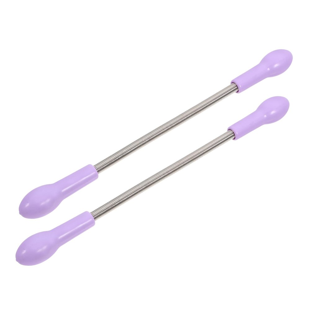 Beatifufu Manual Facial Hair Remover Tool 2pcs Spring Epilator Stainless Steel Portable for Women Quick Hair Removal on Upper Lip Chin Cheeks and Neck Random Color