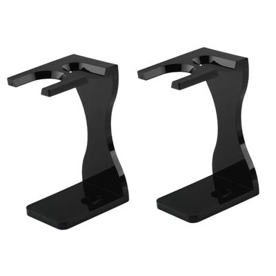 minkissy 2pcs Beard Brush Stand Holder for Men Shaving Brush Support Shaving Tool Stand Desktop