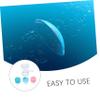 FOYTOKI Portable Lenses Cleaner Eyewash Cup for Glasses Lens Cleaning for Travel and Daily Use Random Color view 2