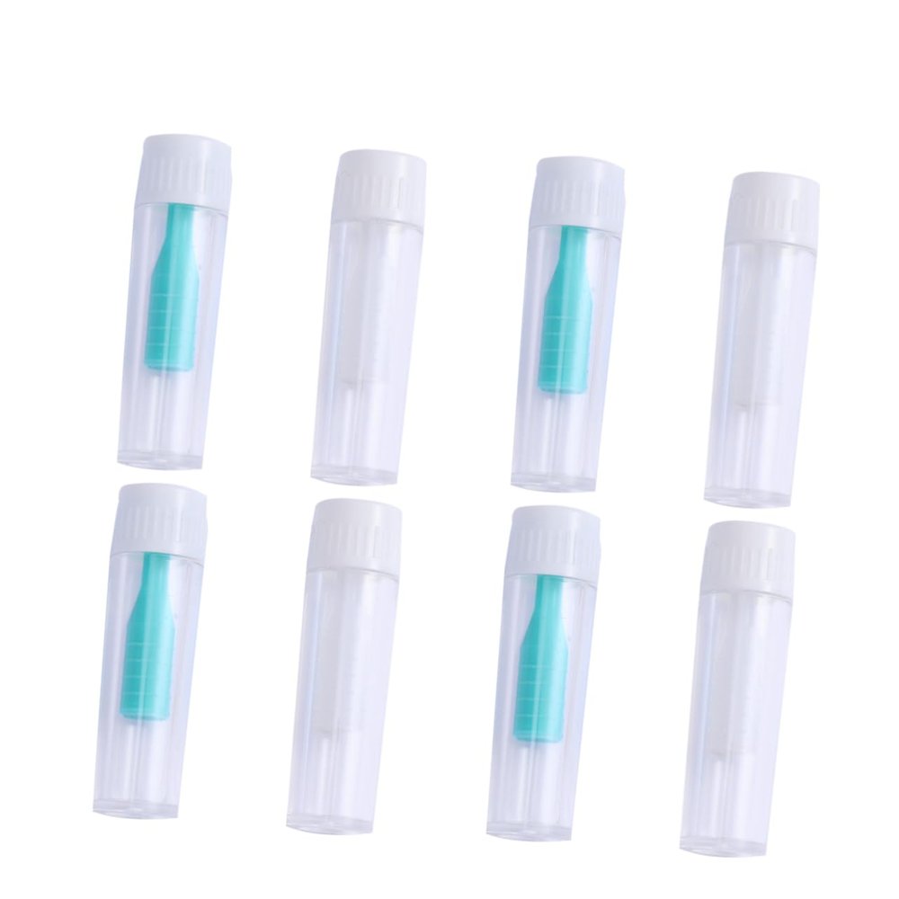 LALAFINA 8pcs Silicone Lens Remover Tool Suction Stick Easy for Hard Rgp Lenses Travel Safe
