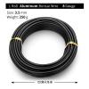 Black-3.5-Anodized Aluminum Bonsai Training Wire 250g Large Roll,Many Size to Choose,KSVZS Bendable Metal Wire for Crafts,Sculpting,Armature and Daily Use,Necessities for Family view 4