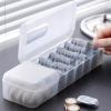 MUQING Daily Disposable Contact Lens Boxes Storage Cases, 2 PCS Eye Contacts Lens Organizer Bin, High Capacity Storage for All Contact Lenses Cases and Other Daily Items (Black) view 4