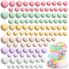 108 Pcs Balls Cake Topper DIY Cupcake Insert Foam Balloons for Cake Baking Wedding Anniversary Birthday Decoration(Vivid Colors,Multi Sizes) view 1